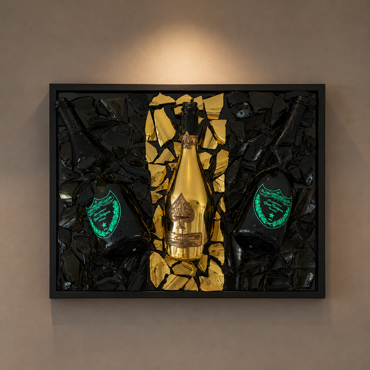 Broken Bottle Art