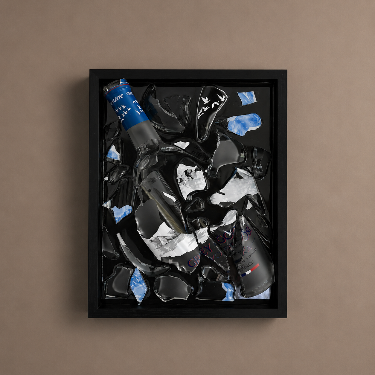 Broken Bottle Art Vodka