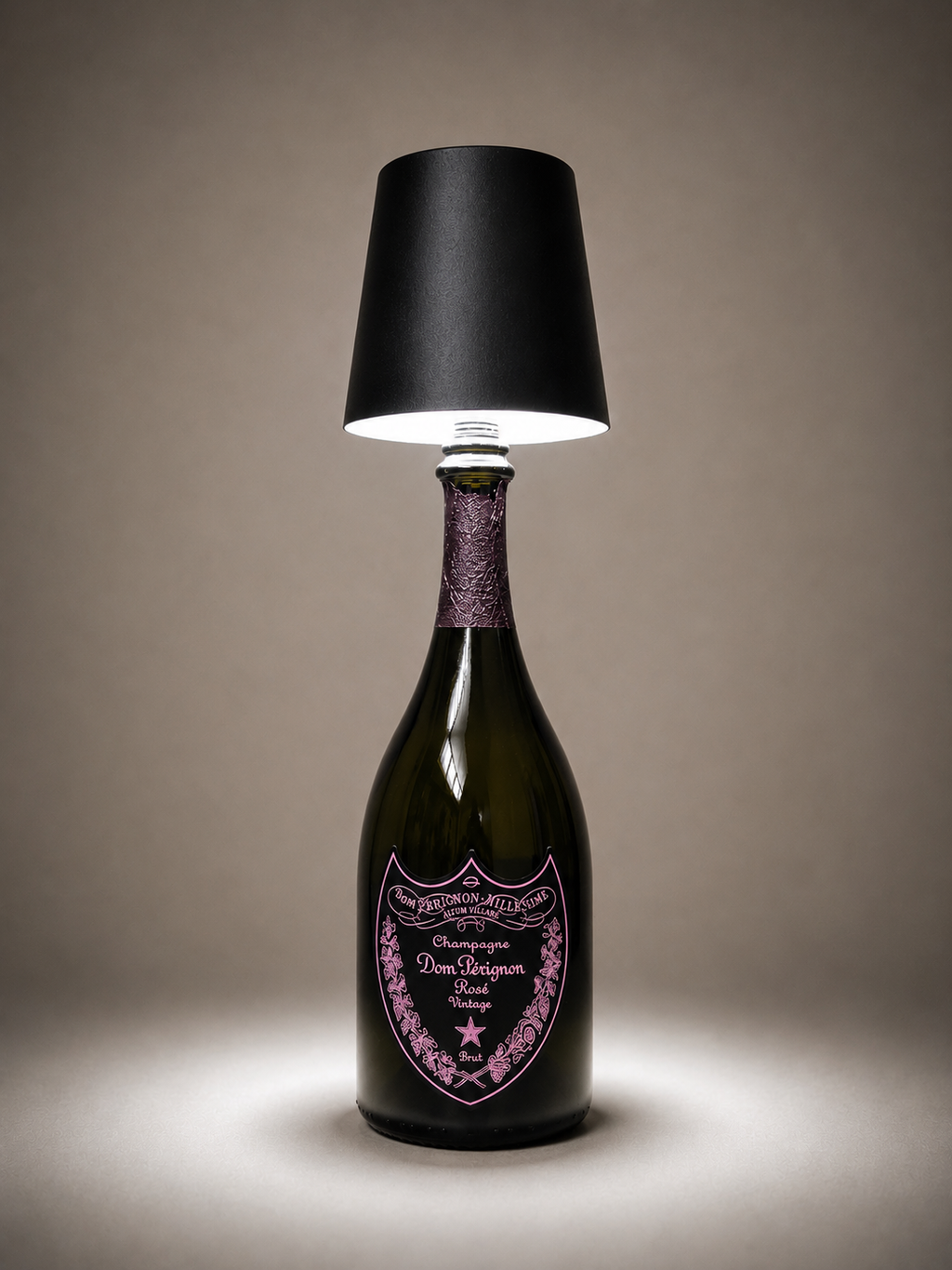 Bottle Lamp Dom Perignon Rosé