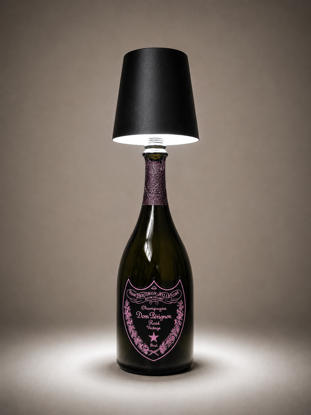 Bottle Lamp Dom Perignon Rosé