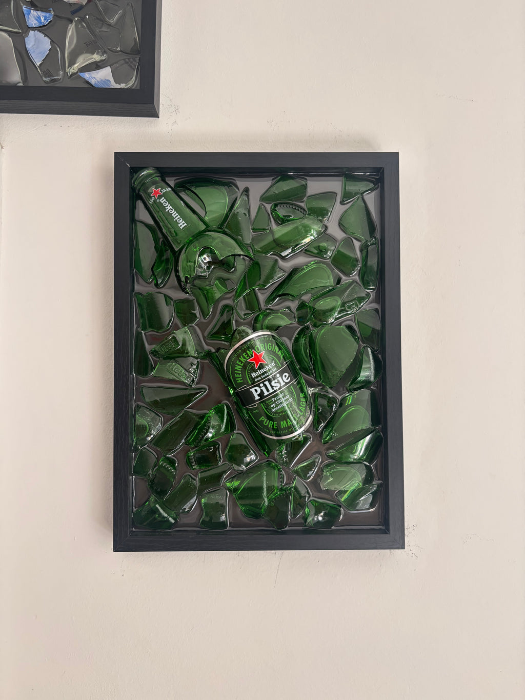 Broken Bottle Art Heineken