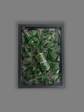 Broken Bottle Art Heineken